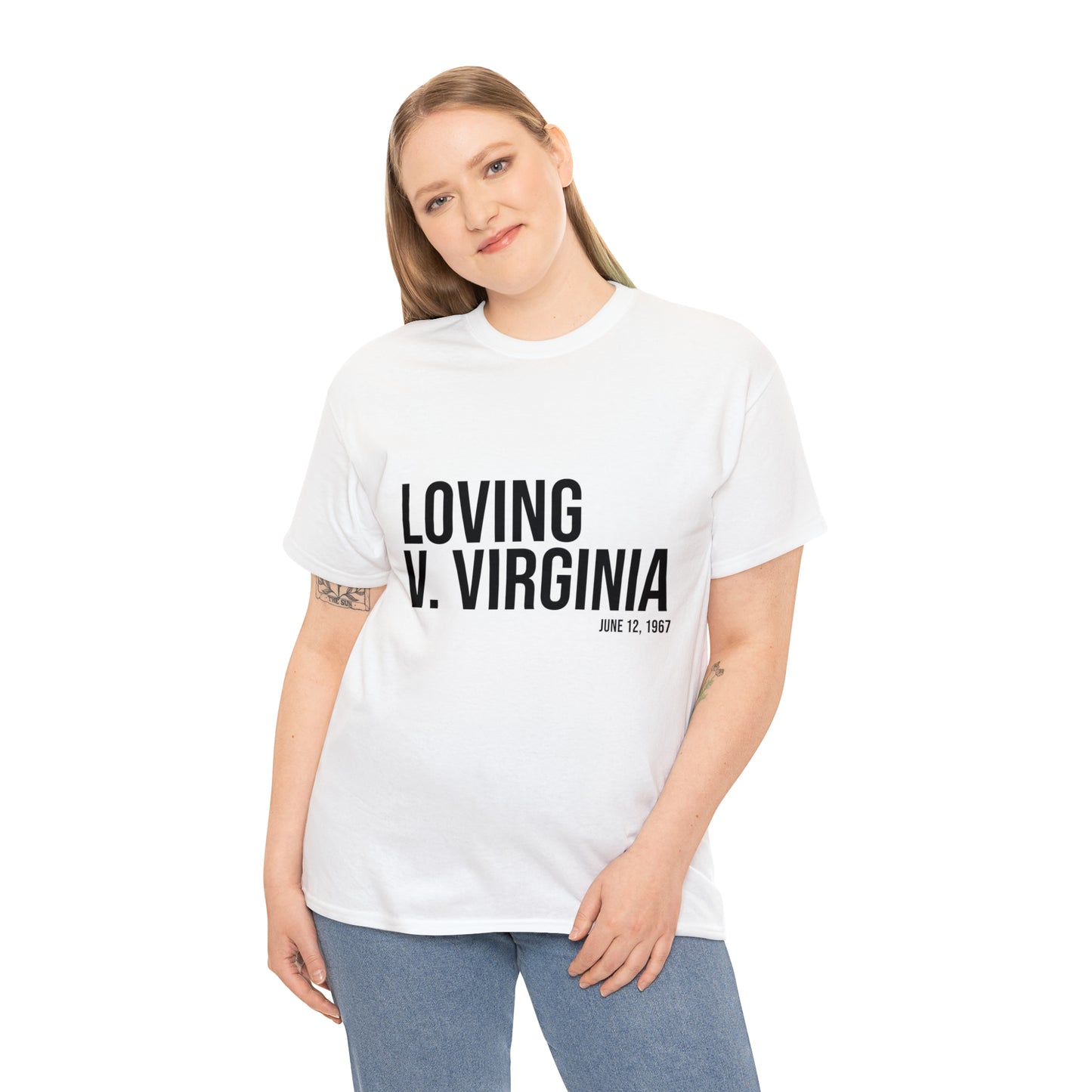 Loving V. Virginia Unisex Heavy Cotton Tee