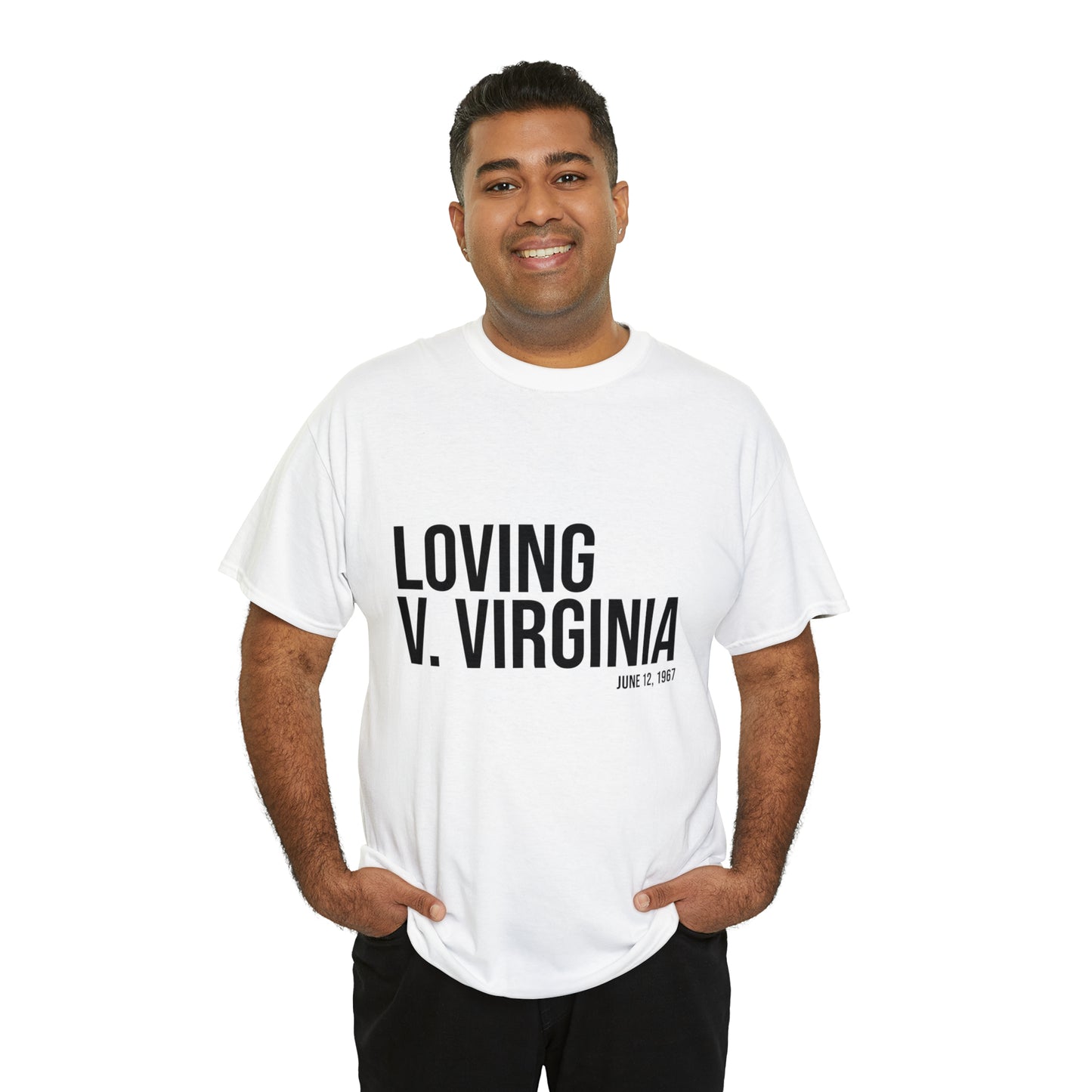 Loving V. Virginia Unisex Heavy Cotton Tee