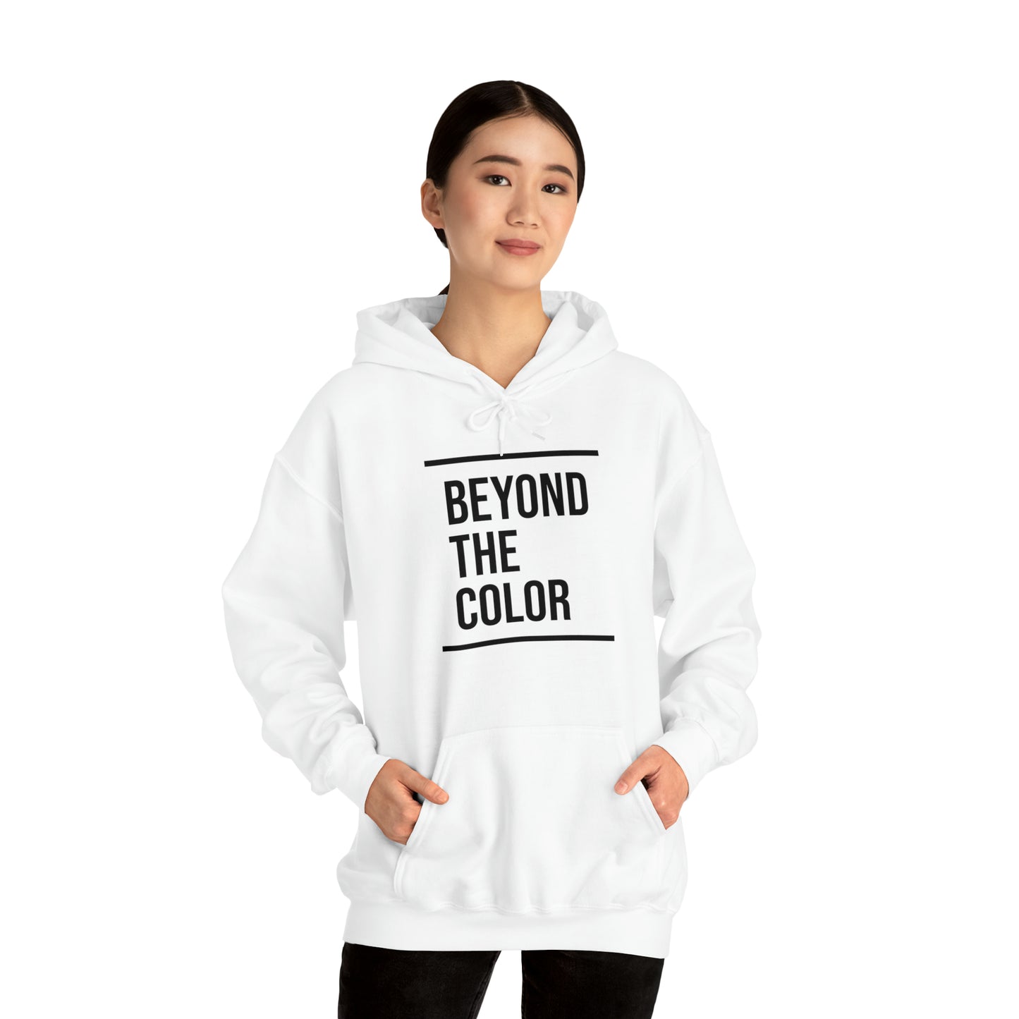 B.T.C Unisex Heavy Blend™ Hooded Sweatshirt (White)