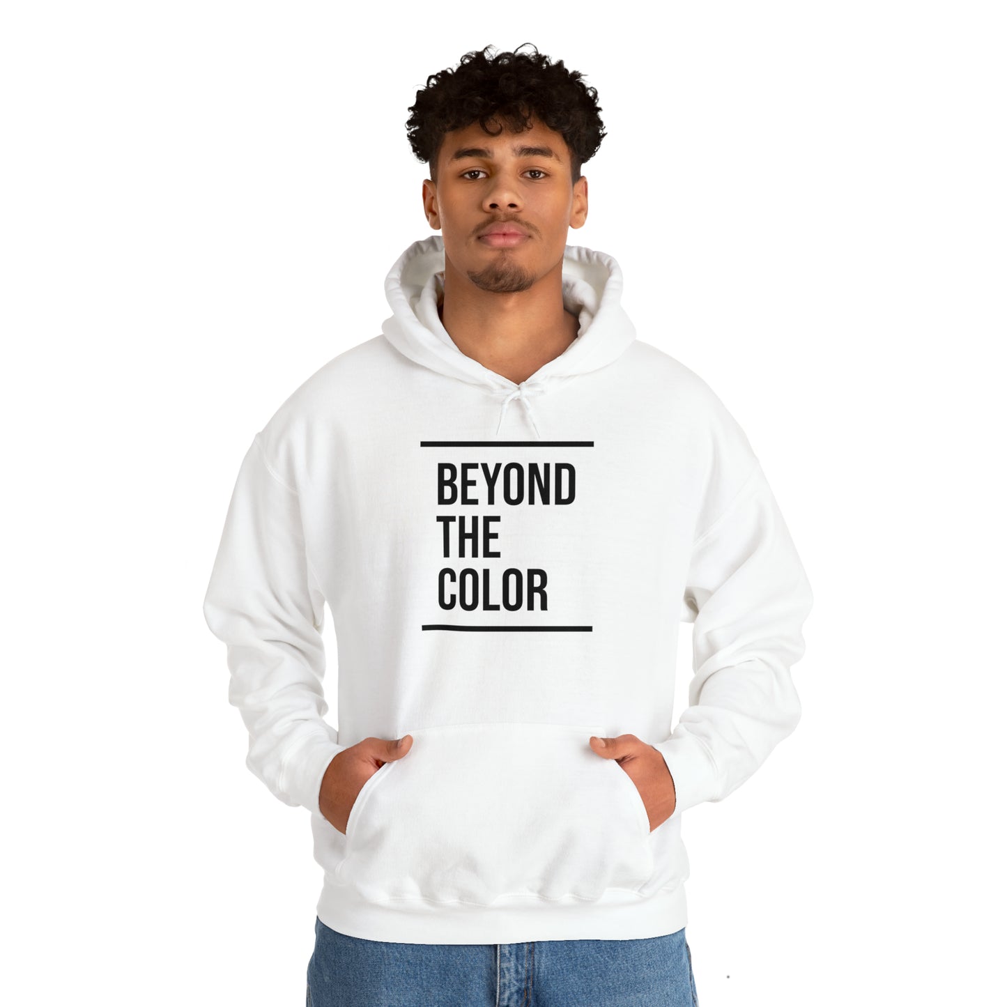 B.T.C Unisex Heavy Blend™ Hooded Sweatshirt (White)