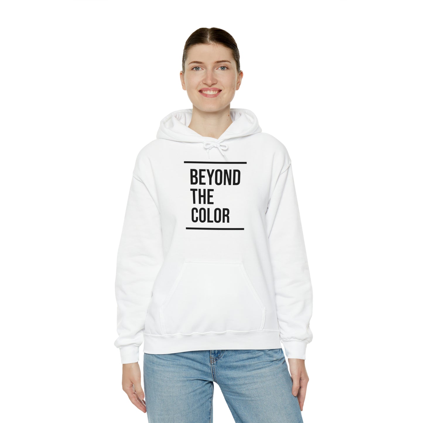 B.T.C Unisex Heavy Blend™ Hooded Sweatshirt (White)