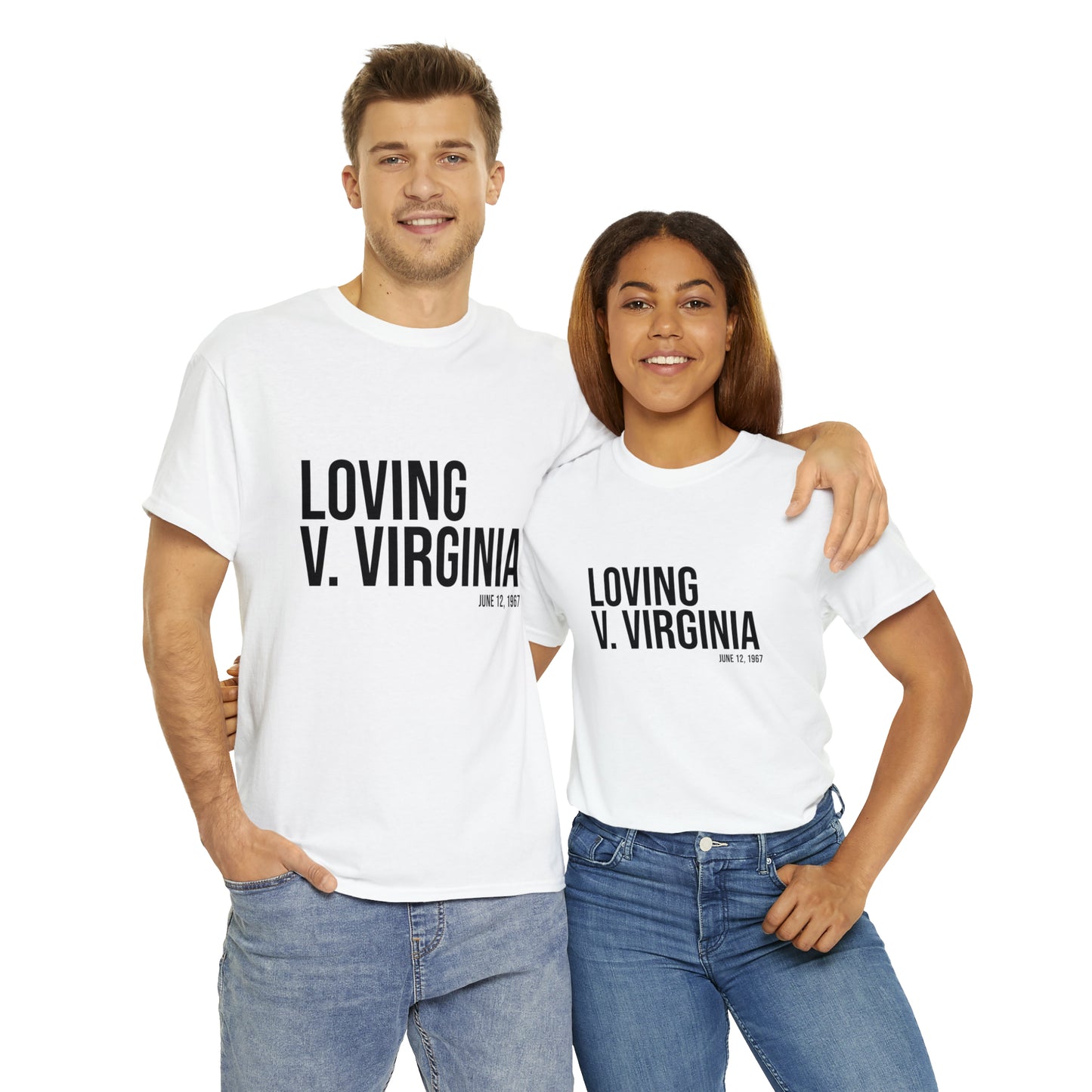 Loving V. Virginia Unisex Heavy Cotton Tee