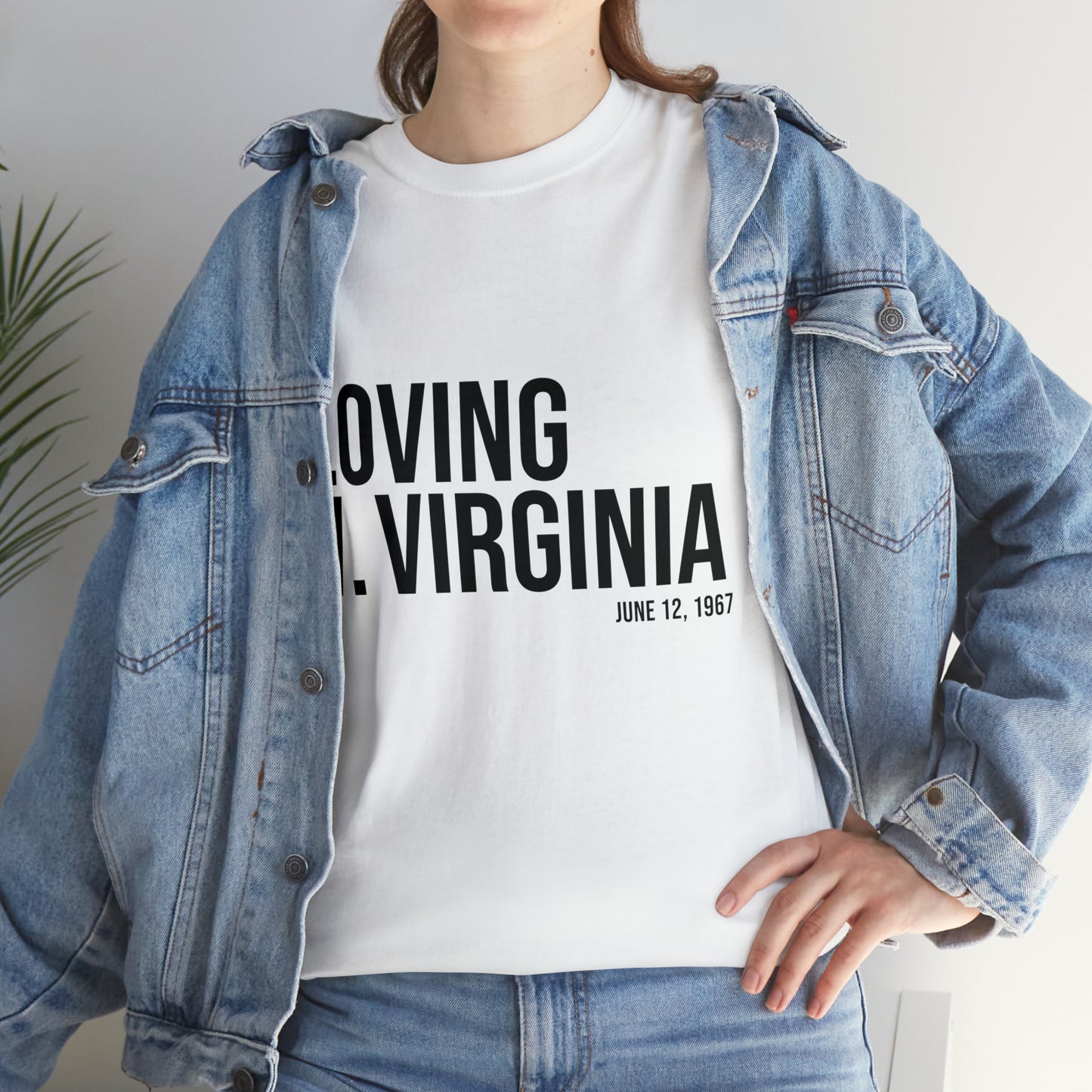 Loving V. Virginia Unisex Heavy Cotton Tee