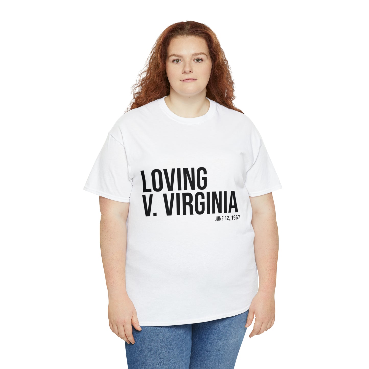 Loving V. Virginia Unisex Heavy Cotton Tee