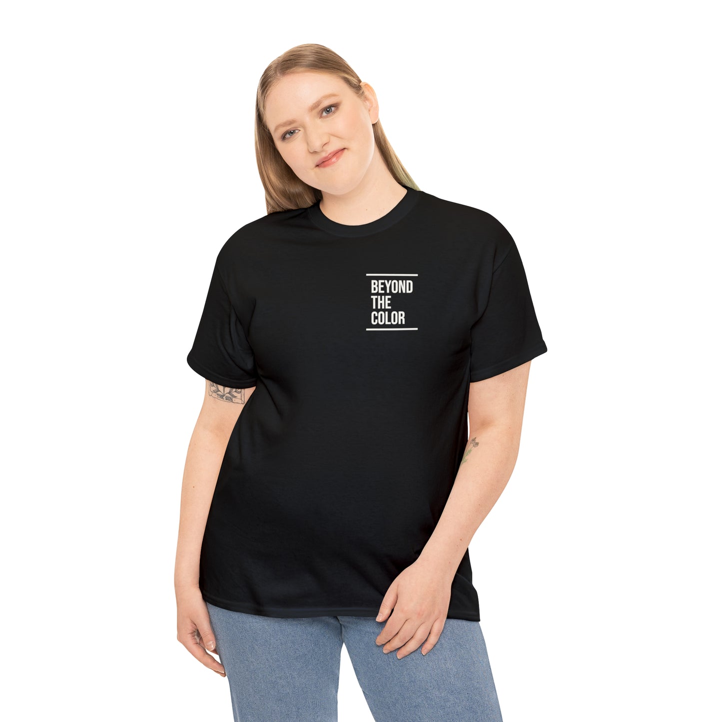 B.T.C Small Logo Unisex Heavy Cotton Tee (Black)