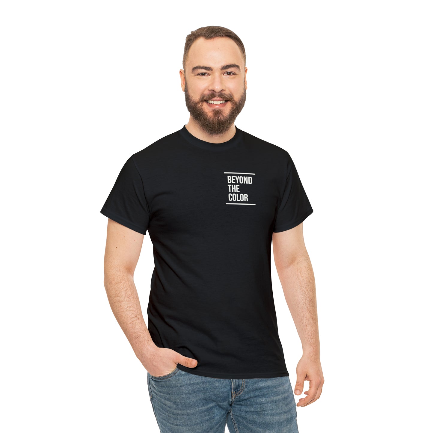 B.T.C Small Logo Unisex Heavy Cotton Tee (Black)