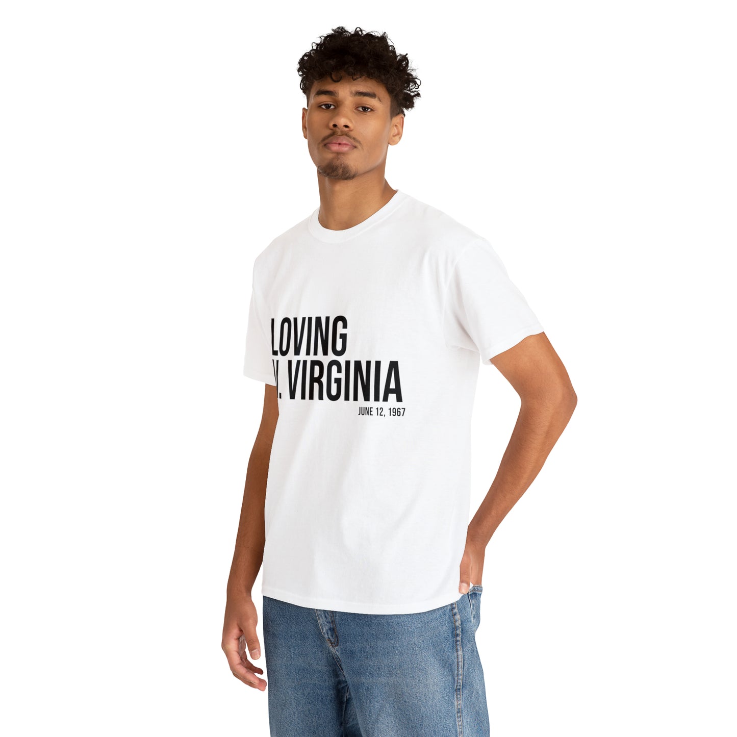 Loving V. Virginia Unisex Heavy Cotton Tee