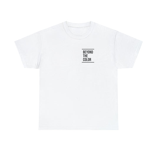 B.T.C Small Logo Unisex Heavy Cotton Tee (White)