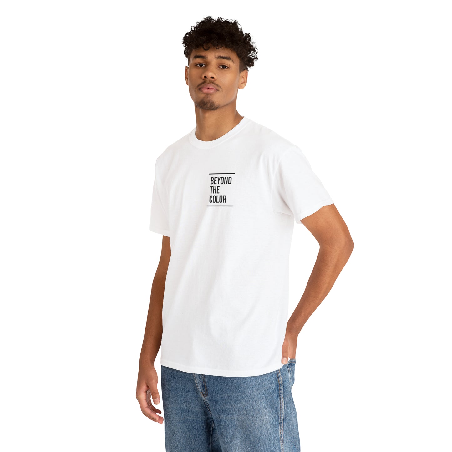 B.T.C Small Logo Unisex Heavy Cotton Tee (White)