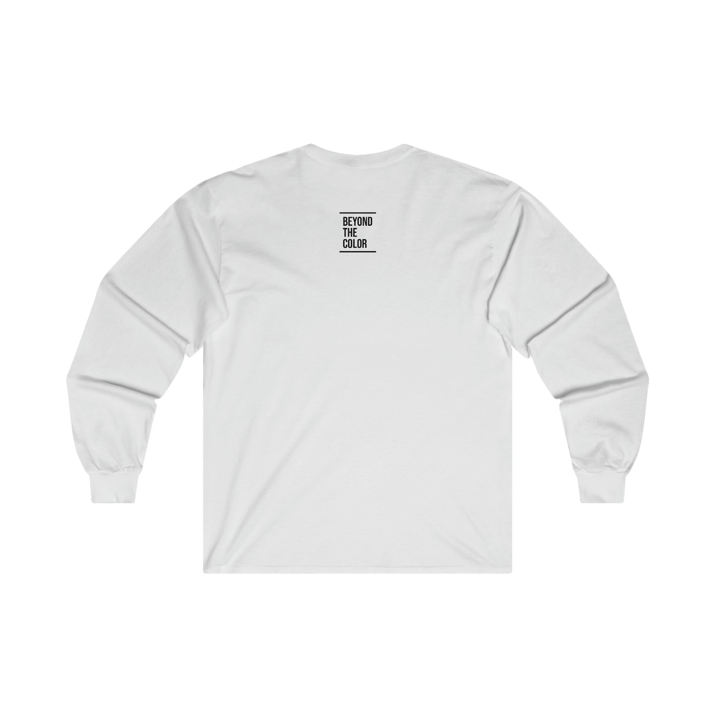 B.T.C We See You Ultra Cotton Long Sleeve Tee (White)